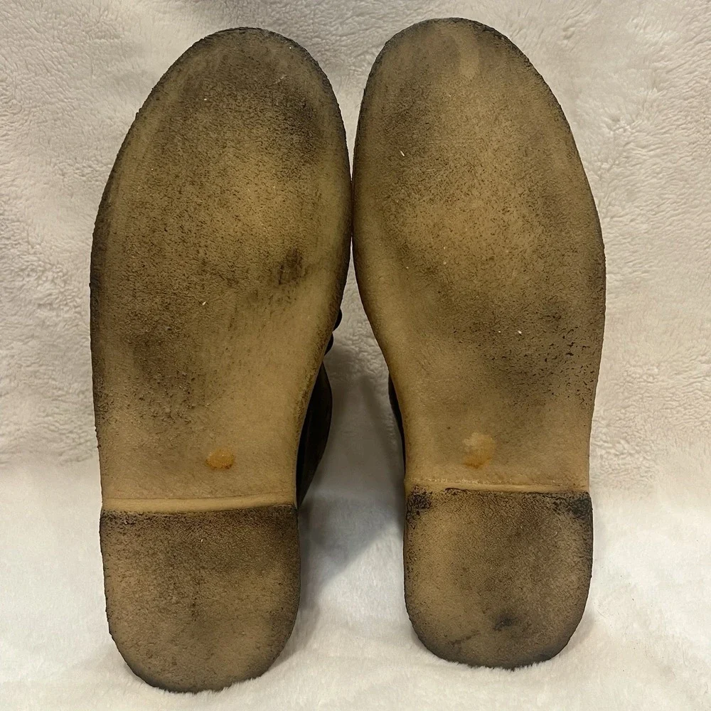 Clarks Bushacre Men's Chukka Boot - Beeswax, Leather US Size 11 M‎ EC